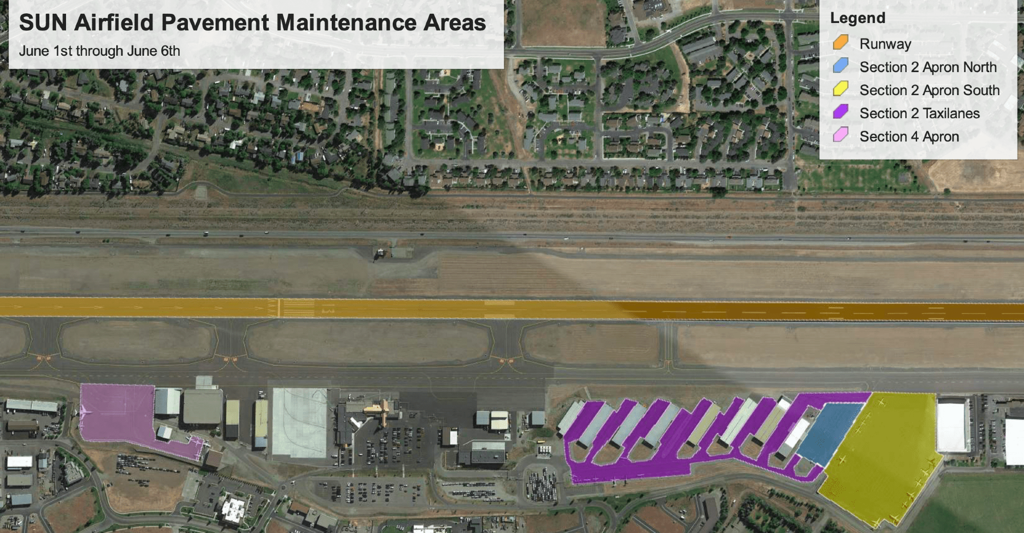 SUN Pavement Maintenance | Friedman Memorial Airport | Sun Valley Idaho